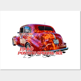 1940 Pontiac Special Six Two Door Sedan Posters and Art